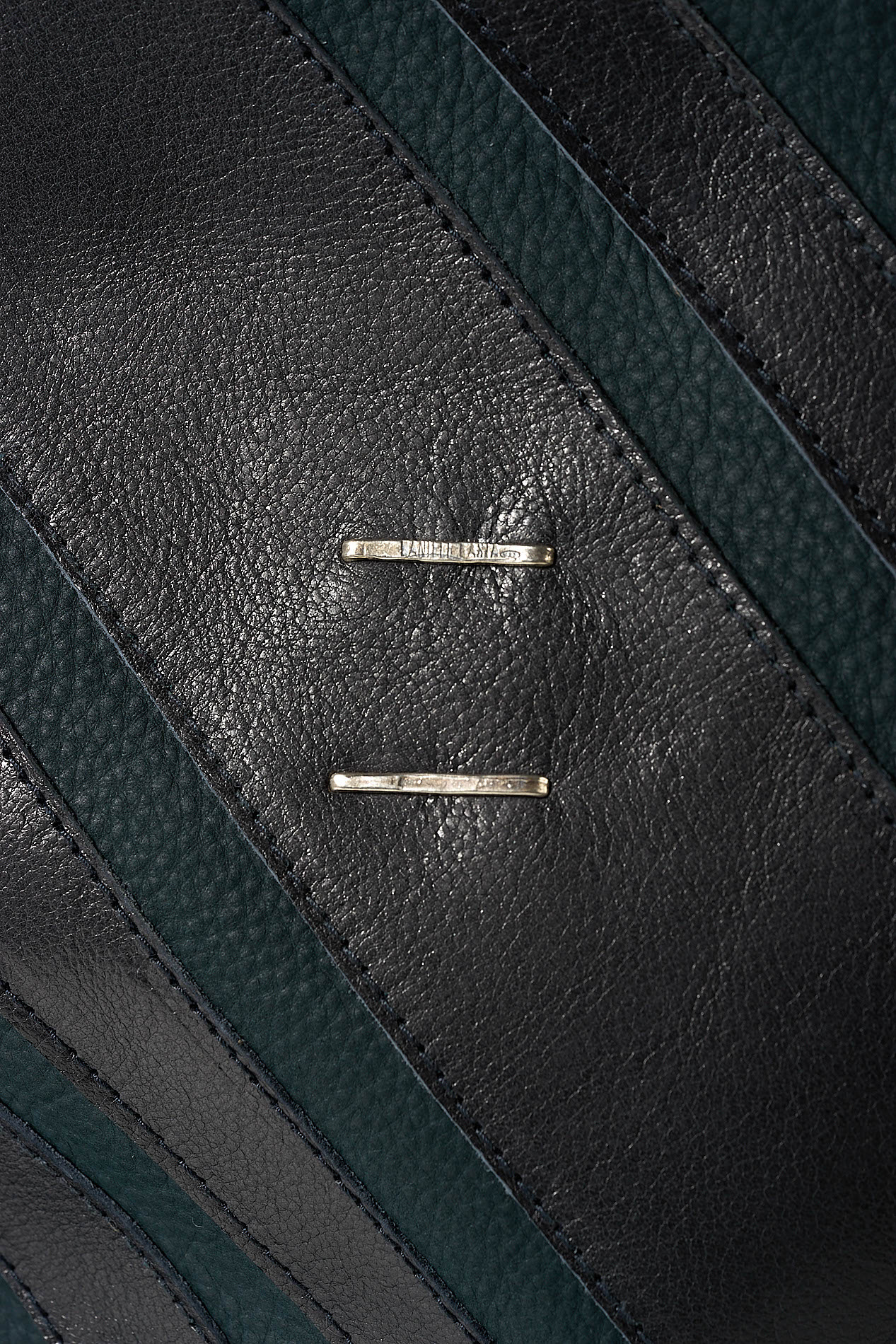 daniele basta leather and silver bags - DETAIL